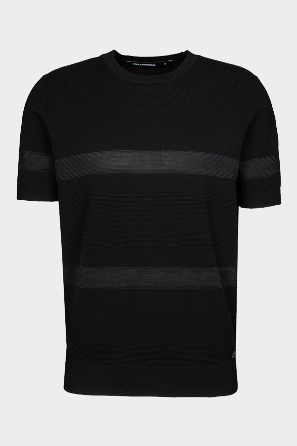 ΑΝΔΡΙΚΗ ΜΠΛΟΥΖΑ KARL LAGERFELD - 990 ΜΑΥΡΟ